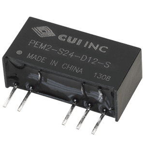 디바이스마트,반도체/전자부품 > 칩원스탑,,PEM2-S24-D5-S,Module DC-DC 24VIN 2-OUT 5V/-5V 0.2A/-0.2A 2W 5-Pin SIP / RoHS / PB free / C1S158100082584