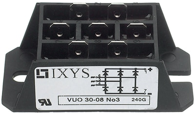 디바이스마트,반도체/전자부품 > 칩원스탑,,VUO50-08NO3,Diode Rectifier Bridge Single 800V 58A 7-Pin FO-F-B / RoHS / C1S331700003845